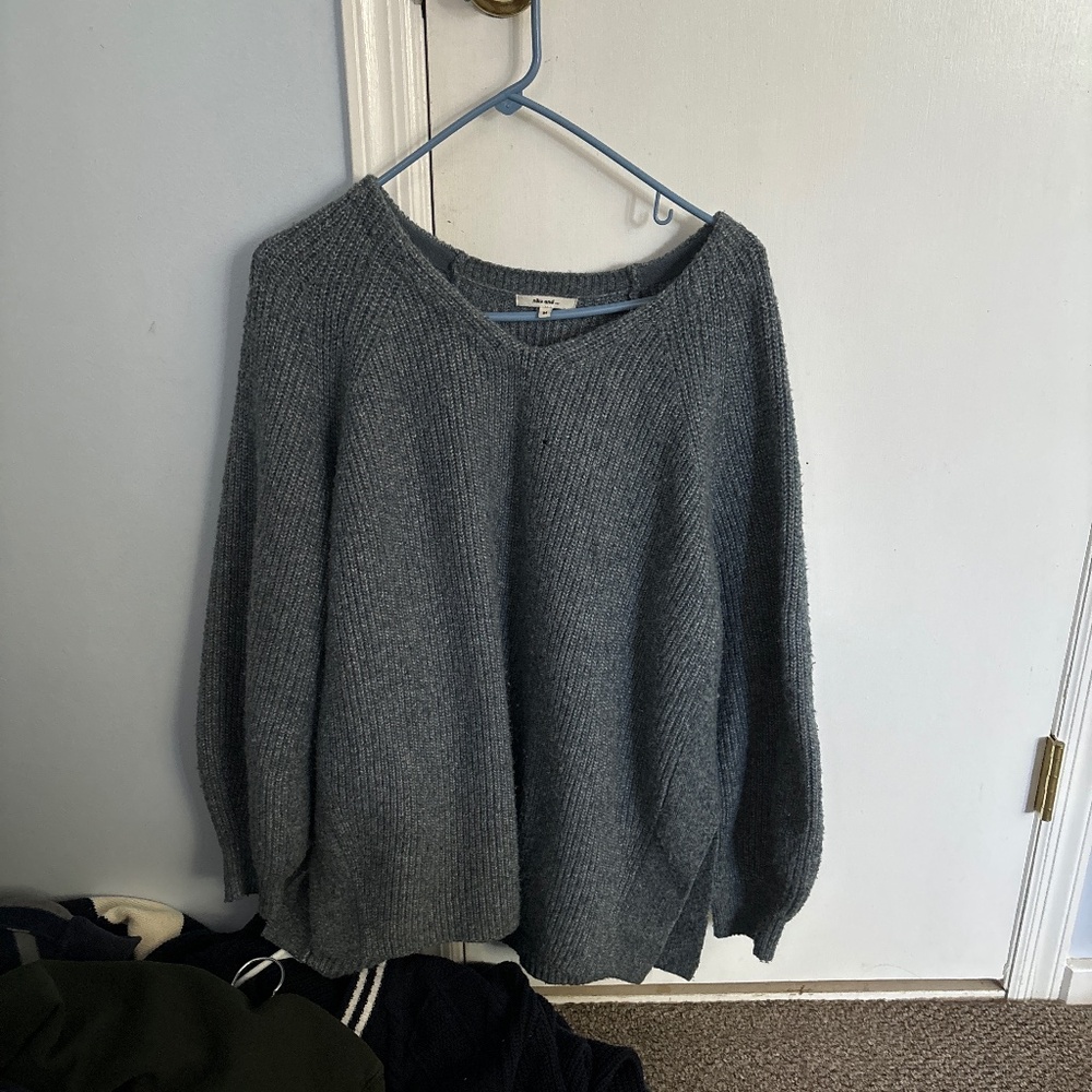 Blue cute sweater